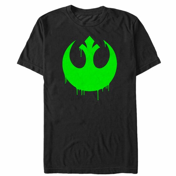 Men’s Star Wars The Force Awakens Halloween Rebel Logo Drip T-Shirt