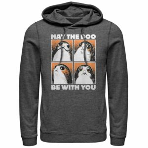 Men’s Star Wars The Last Jedi Halloween Porg Boo With You Pull Over Hoodie