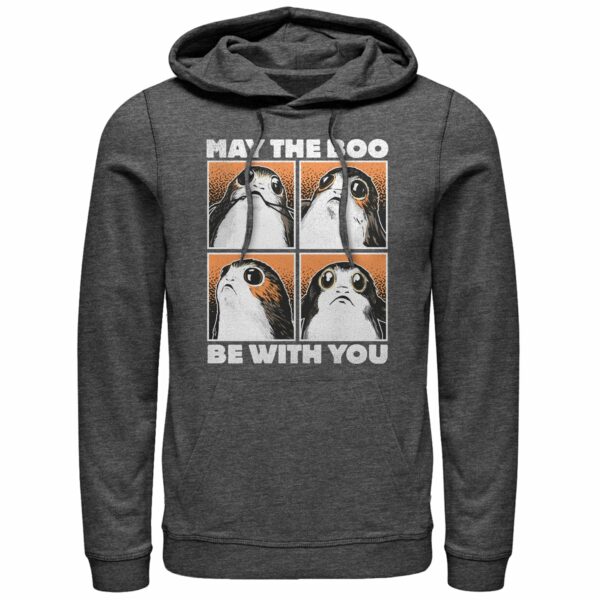 Men’s Star Wars The Last Jedi Halloween Porg Boo With You Pull Over Hoodie