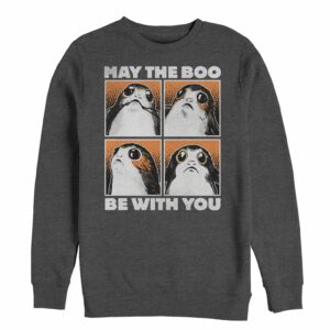 Men’s Star Wars The Last Jedi Halloween Porg Boo With You Sweatshirt