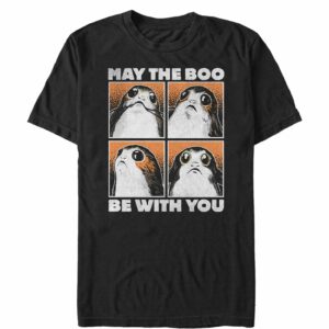 Men’s Star Wars The Last Jedi Halloween Porg Boo With You T-Shirt