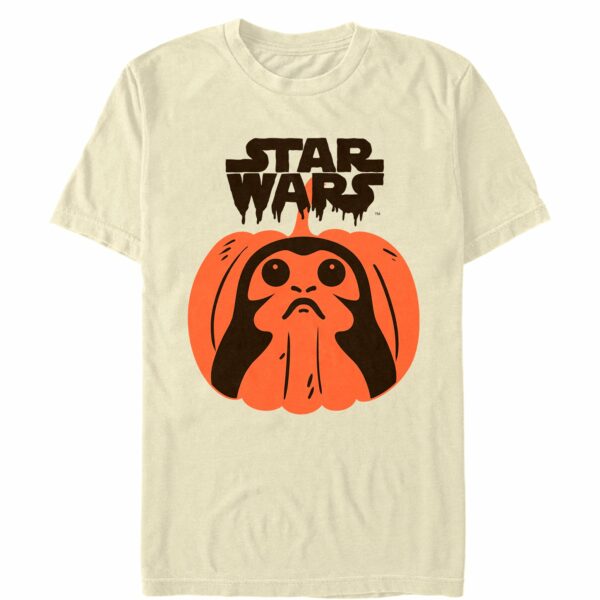 Men’s Star Wars The Last Jedi Halloween Porg-o’-Lantern T-Shirt