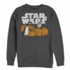Men’s Star Wars The Last Jedi Happy Halloween Porg Logo Sweatshirt