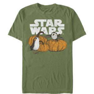 Men’s Star Wars The Last Jedi Happy Halloween Porg Logo T-Shirt