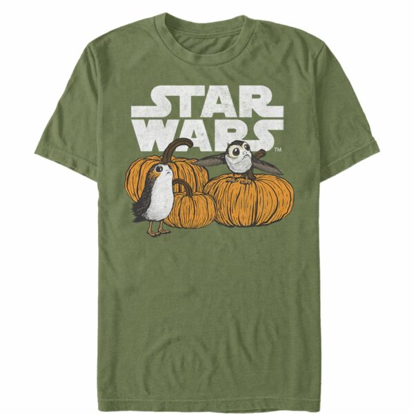 Men’s Star Wars The Last Jedi Happy Halloween Porg Logo T-Shirt