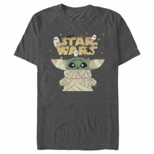 Men’s Star Wars The Mandalorian Halloween Grogu Mummy T-Shirt