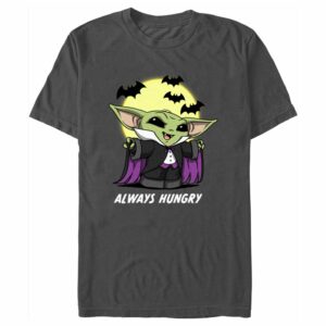 Men’s Star Wars The Mandalorian Halloween Grogu Vampire Costume Always Hungry T-Shirt