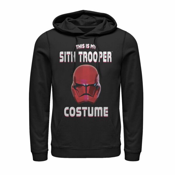 Men’s Star Wars The Rise of Skywalker Halloween Sith Trooper Costume Pull Over Hoodie