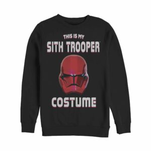 Men’s Star Wars The Rise of Skywalker Halloween Sith Trooper Costume Sweatshirt