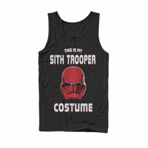 Men’s Star Wars The Rise of Skywalker Halloween Sith Trooper Costume Tank Top