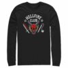 Men’s Stranger Things Hellfire Club Costume Long Sleeve Shirt