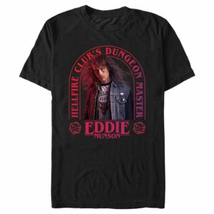 Men’s Stranger Things Hellfire Club Dungeon Master Eddie T-Shirt