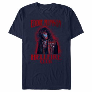 Men’s Stranger Things Hellfire Club Eddie Munson T-Shirt