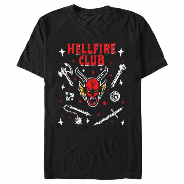 Men’s Stranger Things Hellfire Club Icon T-Shirt