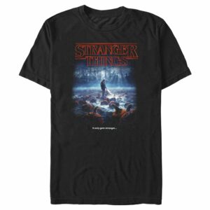 Men’s Stranger Things Pumpkin Patch It Only Gets Stranger T-Shirt