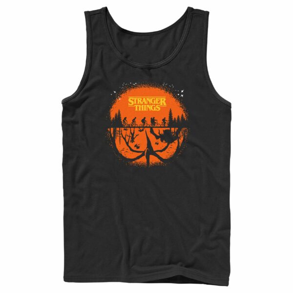 Men’s Stranger Things Two Planes Collide Tank Top