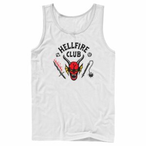 Men’s Stranger Things Welcome to the Hellfire Club Tank Top