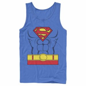 Men’s Superman Hero Costume Tank Top