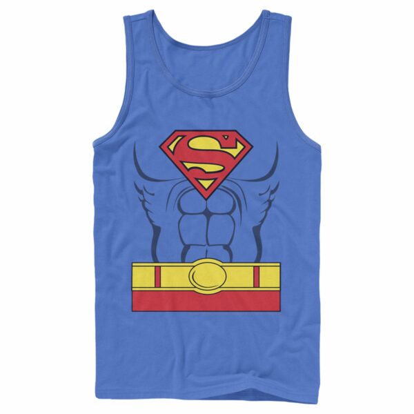 Men’s Superman Hero Costume Tank Top