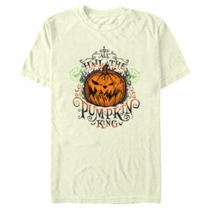 Men’s The Nightmare Before Christmas All Hail the Pumpkin King Jack-o’-Lantern T-Shirt