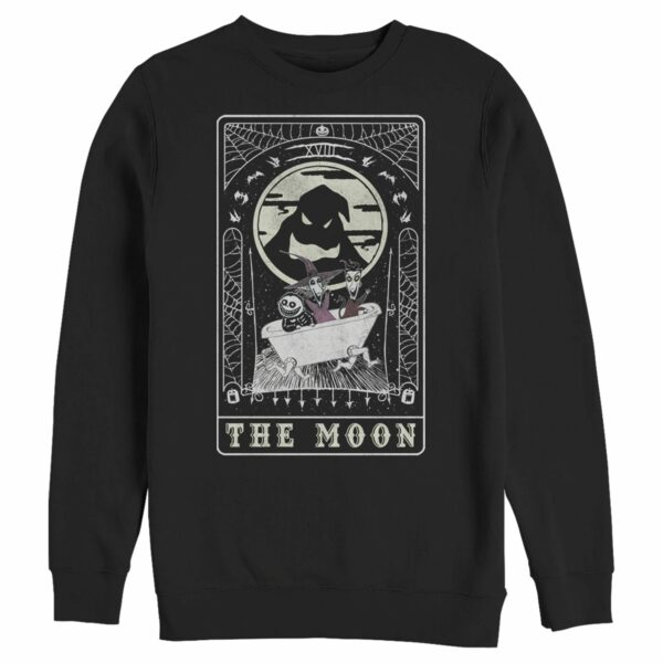 Men’s The Nightmare Before Christmas Halloween Oogie Boogie and his Boys Moon Tarot Card Sweatshirt