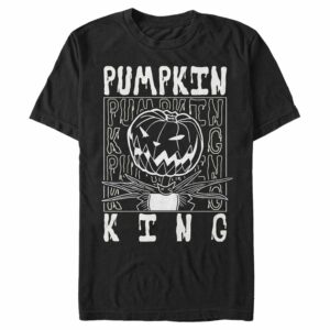 Men’s The Nightmare Before Christmas Halloween Pumpkin King T-Shirt