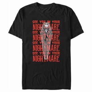 Men’s The Nightmare Before Christmas Jack See You in Your Nightmare Coffin T-Shirt