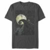 Men’s The Nightmare Before Christmas Jack Skellington Spiral Hill Painting T-Shirt