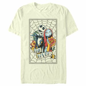 Men’s The Nightmare Before Christmas Jack and Sally The Lovers Tattoo T-Shirt