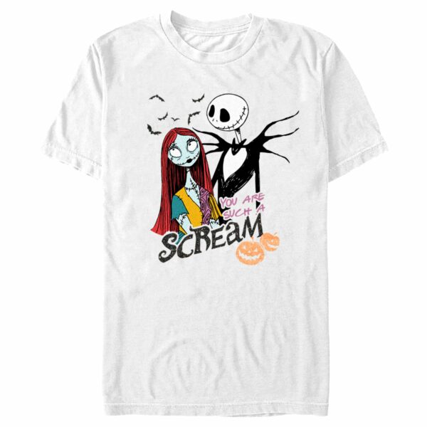 Men’s The Nightmare Before Christmas Jack and Sally You are Such a Scream T-Shirt