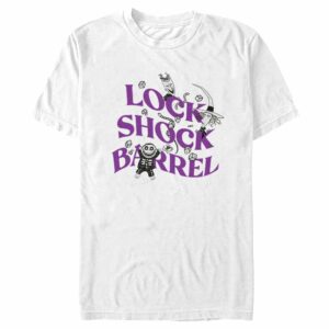 Men’s The Nightmare Before Christmas Lock Shock and Barrel T-Shirt