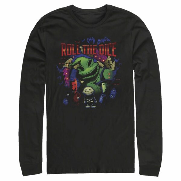 Men’s The Nightmare Before Christmas Oogie Boogie Roll The Dice Long Sleeve Shirt