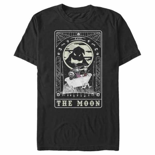 Men’s The Nightmare Before Christmas Oogie Boogie The Moon Tarot Card T-Shirt