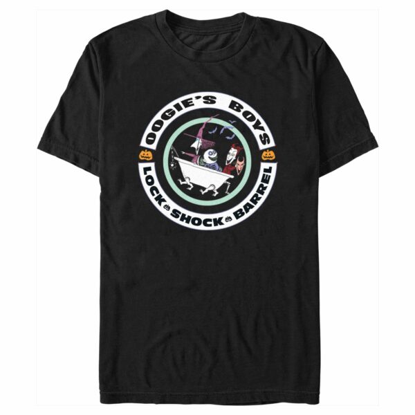 Men’s The Nightmare Before Christmas Oogie’s Boys Lock Shock Barrel T-Shirt