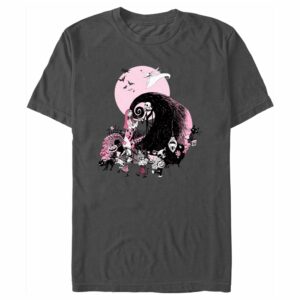 Men’s The Nightmare Before Christmas Pink Group Scene T-Shirt