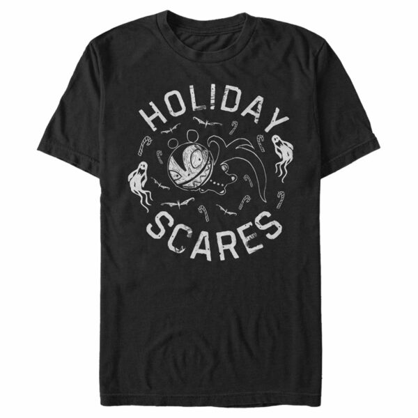 Men’s The Nightmare Before Christmas Scary Teddy Holiday Scares T-Shirt