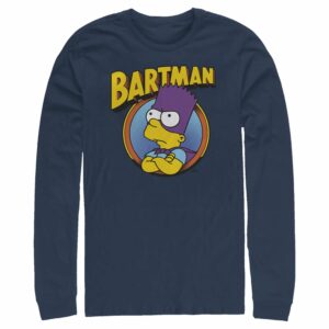 Men’s The Simpsons Bartman Long Sleeve Shirt