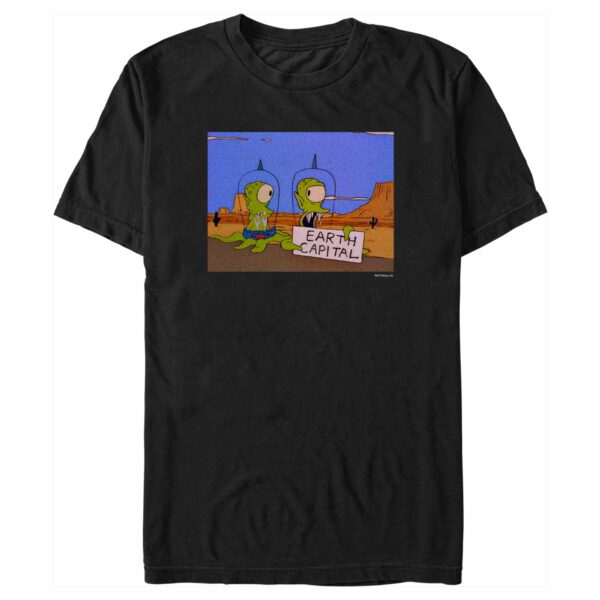 Men’s The Simpsons Earth Capital T-Shirt