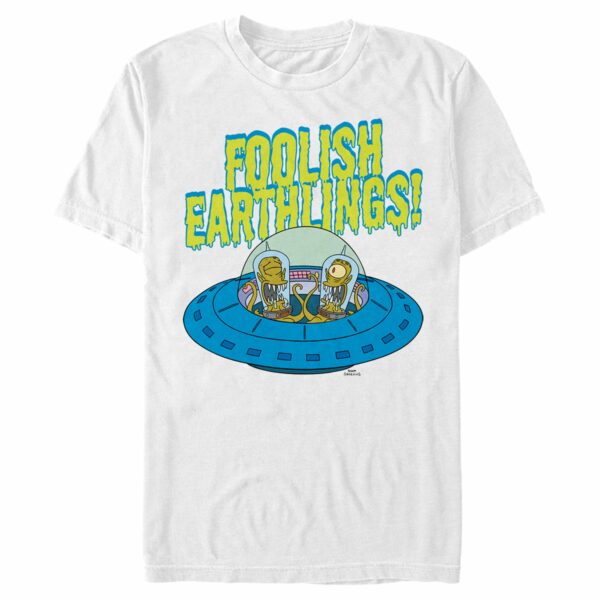 Men’s The Simpsons Foolish Earthlings T-Shirt