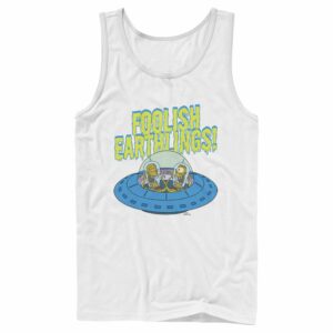 Men’s The Simpsons Foolish Earthlings Tank Top