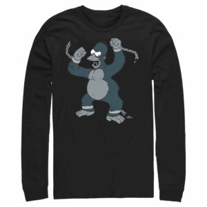 Men’s The Simpsons Gorilla Homer Long Sleeve Shirt