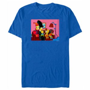 Men’s The Simpsons Horror Family Couch T-Shirt