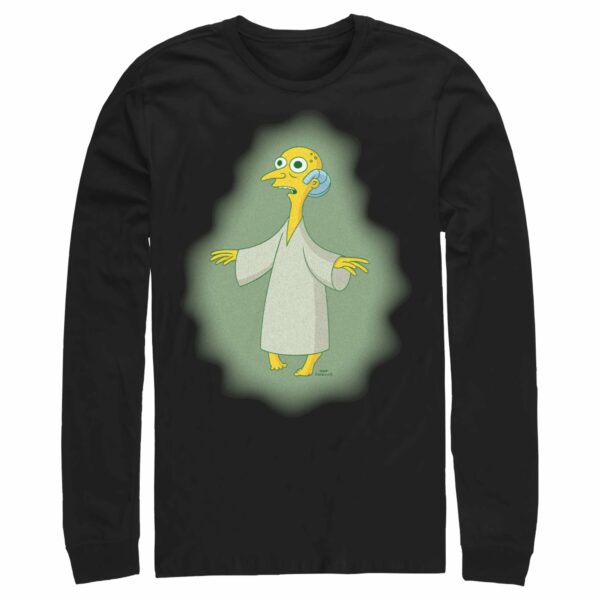 Men’s The Simpsons Mr. Burns Alien Long Sleeve Shirt