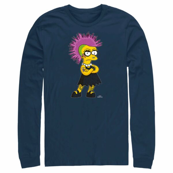 Men’s The Simpsons Punk Lisa Long Sleeve Shirt