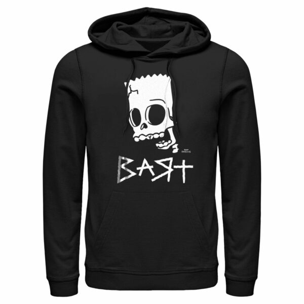 Men’s The Simpsons Skeleton Bart Pull Over Hoodie