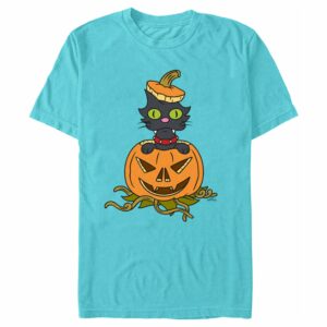 Men’s The Simpsons Snowball II Jack-O’-Lantern T-Shirt