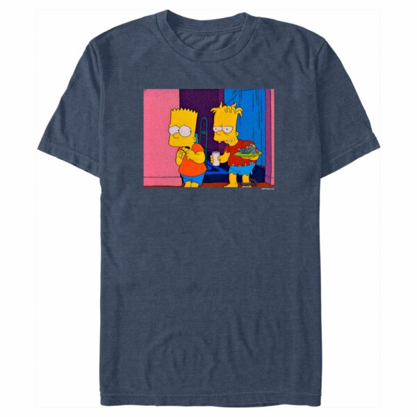 Men’s The Simpsons Treehouse of Horror Double Bart Scene T-Shirt