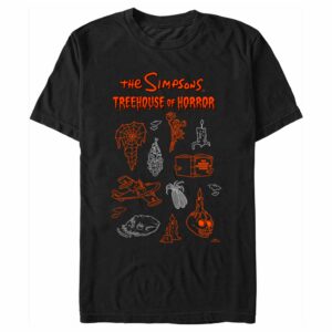 Men’s The Simpsons Treehouse of Horror Icons T-Shirt