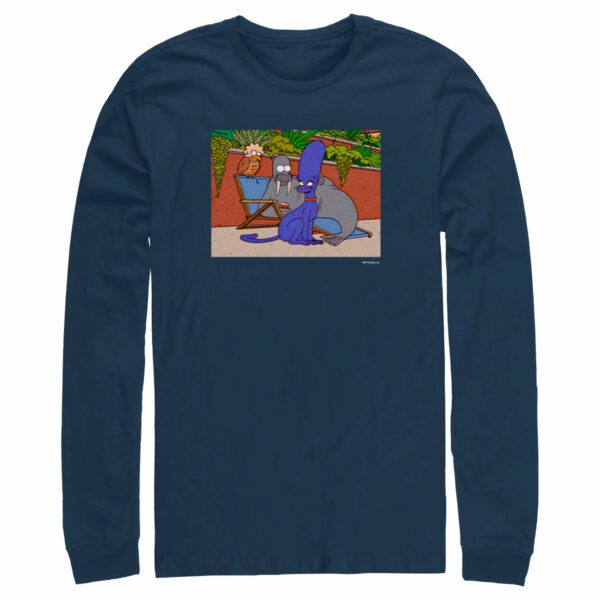 Men’s The Simpsons Treehouse of Horrors Animals Scene Long Sleeve Shirt