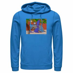 Men’s The Simpsons Treehouse of Horrors Animals Scene Pull Over Hoodie